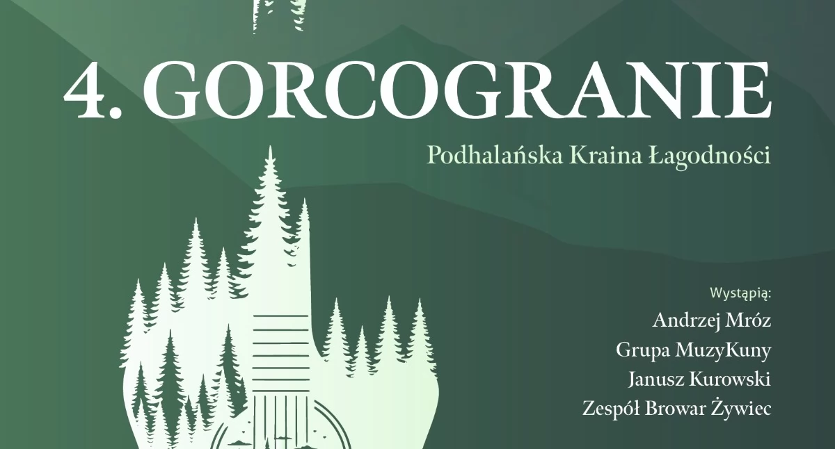 Koncerty, Górskie ballady znani bardowie wyjątkowy klimat GORCOGRANIE pierwszy zawita Ludźmierza - zdjęcie, fotografia