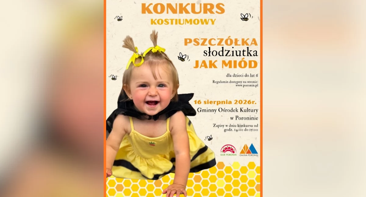 Konkursy, Małe pszczółki opanują Poronin Konkurs dzieci podczas Misia Miodu Bartników - zdjęcie, fotografia
