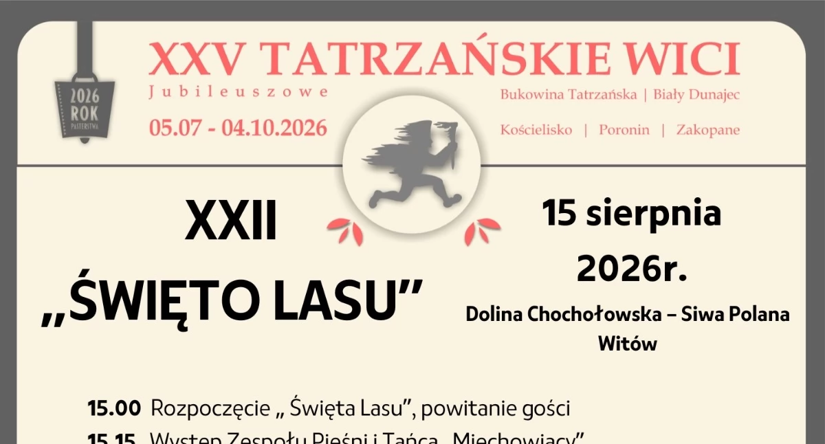Festyny i pikniki, „Święto Lasu” Witowie Będzie muzyka tradycja konkurs drwali - zdjęcie, fotografia