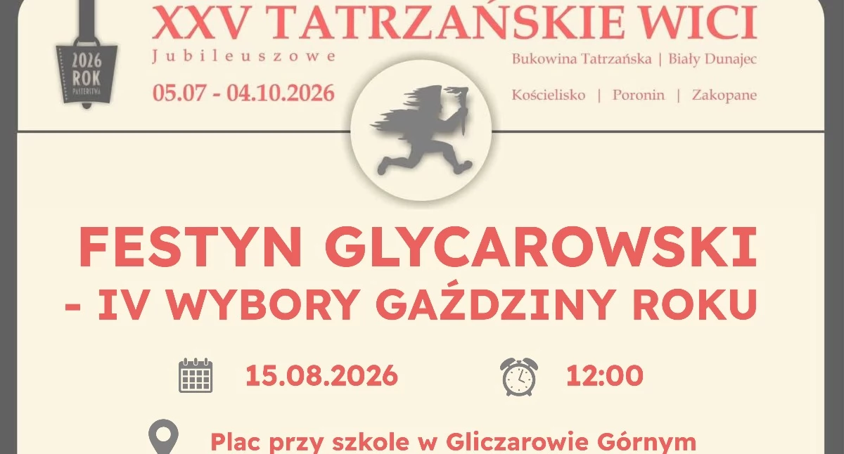 Festyny i pikniki, Gliczarów Górny zaprasza wielkie święto Przed Festyn Gliczarowski wybory Gazdziny - zdjęcie, fotografia