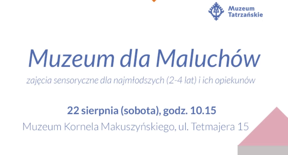 Spotkania, Maluchy poznają muzeum przez zabawę Wyjątkowe zajęcia sobotę Zakopanem - zdjęcie, fotografia