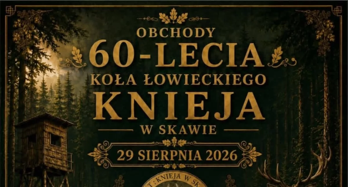 Festyny i pikniki, Koła Łowieckiego „Knieja” Skawie jubileuszowe obchody sobotę - zdjęcie, fotografia
