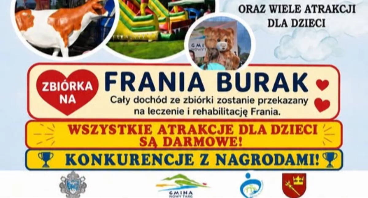 Pomoc charytatywna, Piknik Rodzinny Lasku wspólna zabawa będzie okazją pomocy Franiowi Burakowi - zdjęcie, fotografia