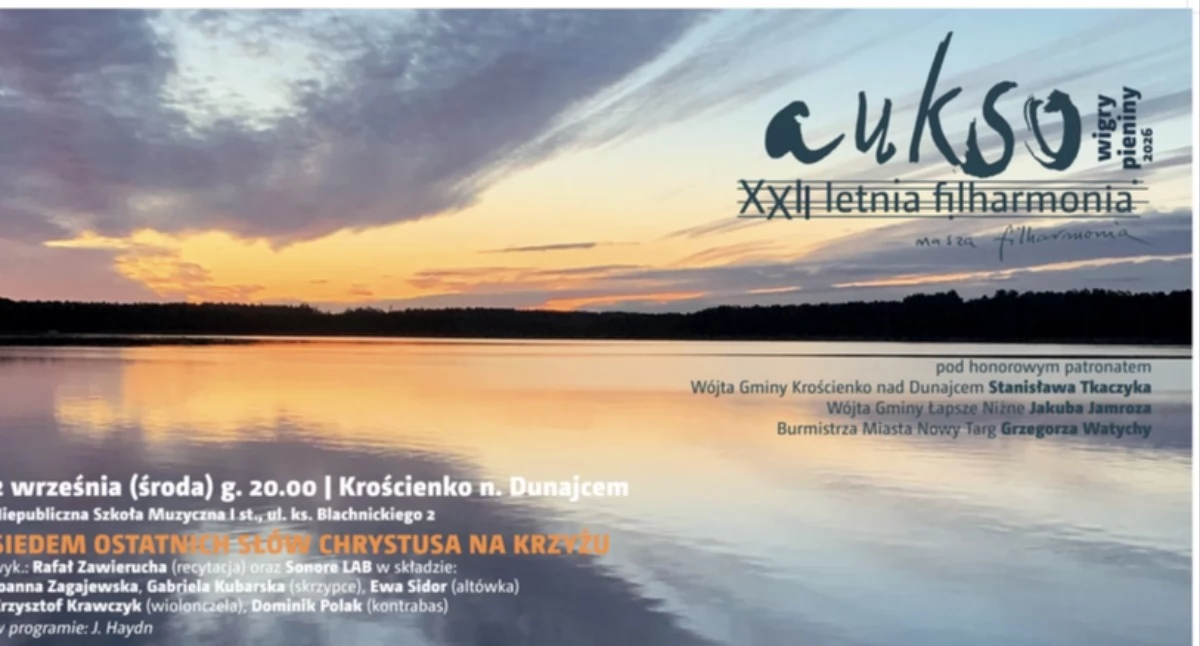 Koncerty, Muzyka klasyczna wraca Pieniny Przed Letnia Filharmonia AUKSO - zdjęcie, fotografia