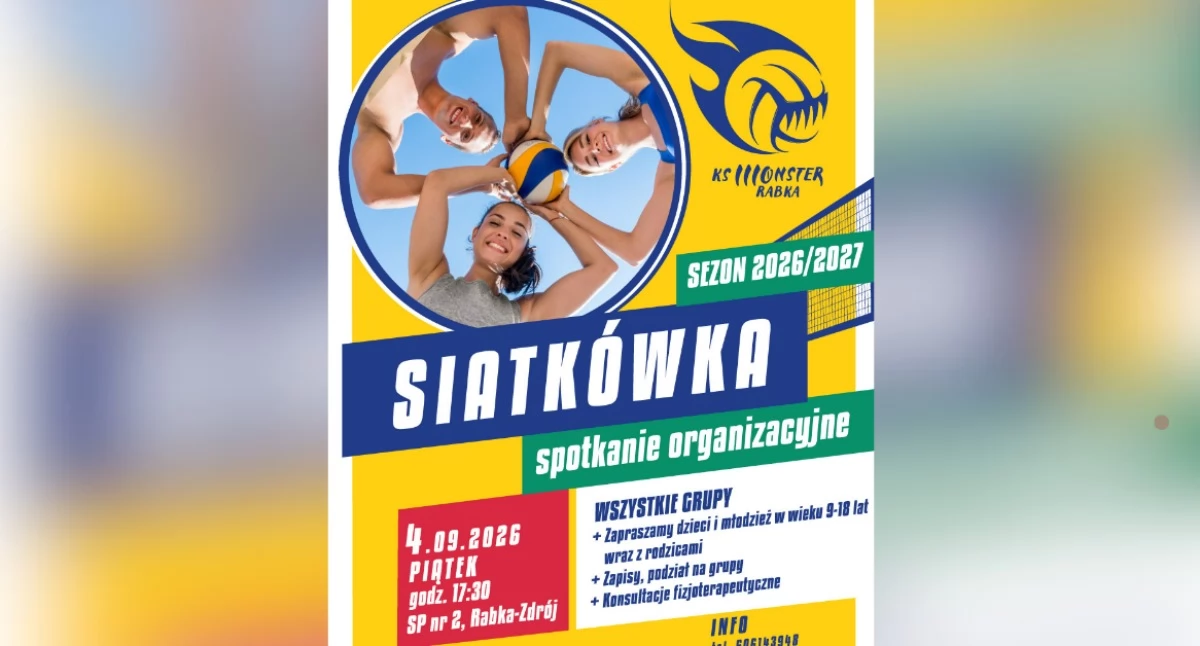Piłka siatkowa, Siatkarski sezon Rabce Zdroju startuje Będzie więcej trenerów turniejów - zdjęcie, fotografia