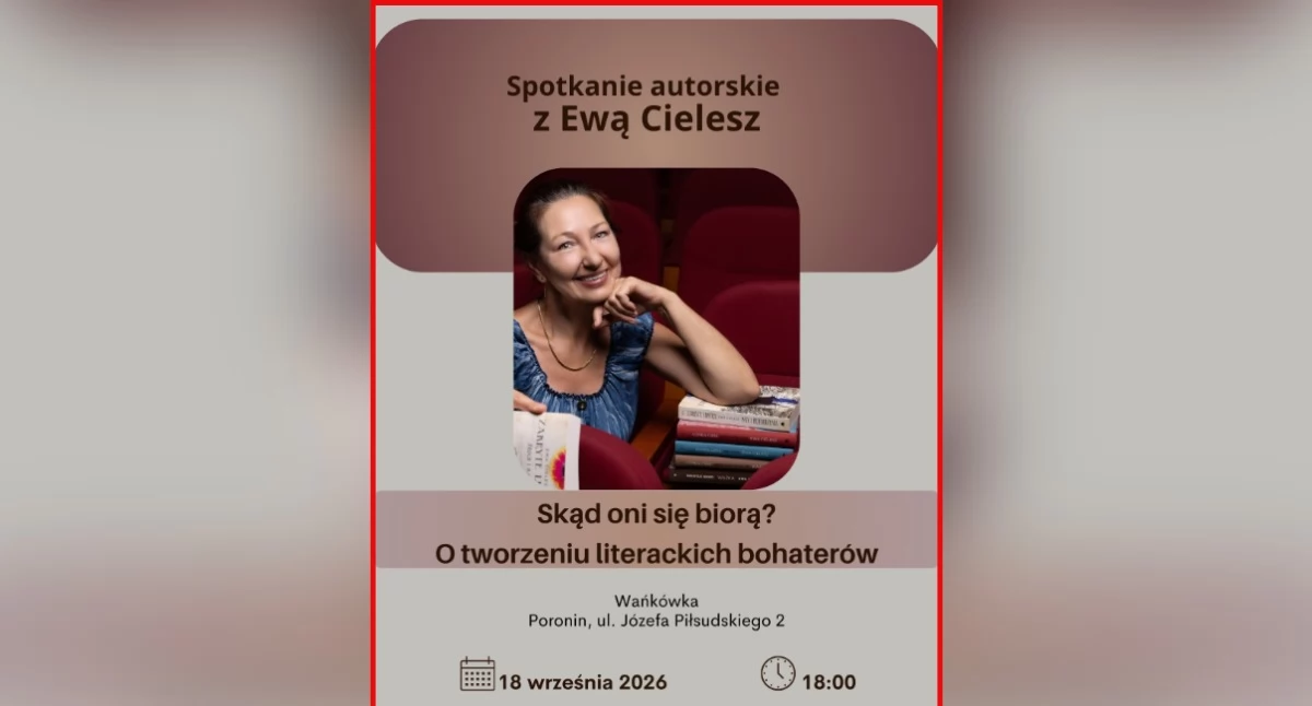 Spotkania, Cielesz spotka czytelnikami Wańkówce - zdjęcie, fotografia