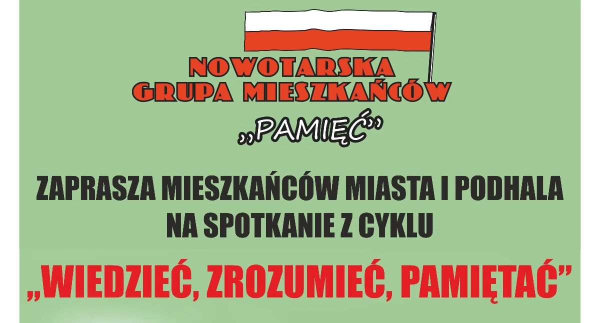 Historia i pamięć, Spotkanie Lucyną Kulińską Nowym Targu Rozmowa historii pamięci - zdjęcie, fotografia