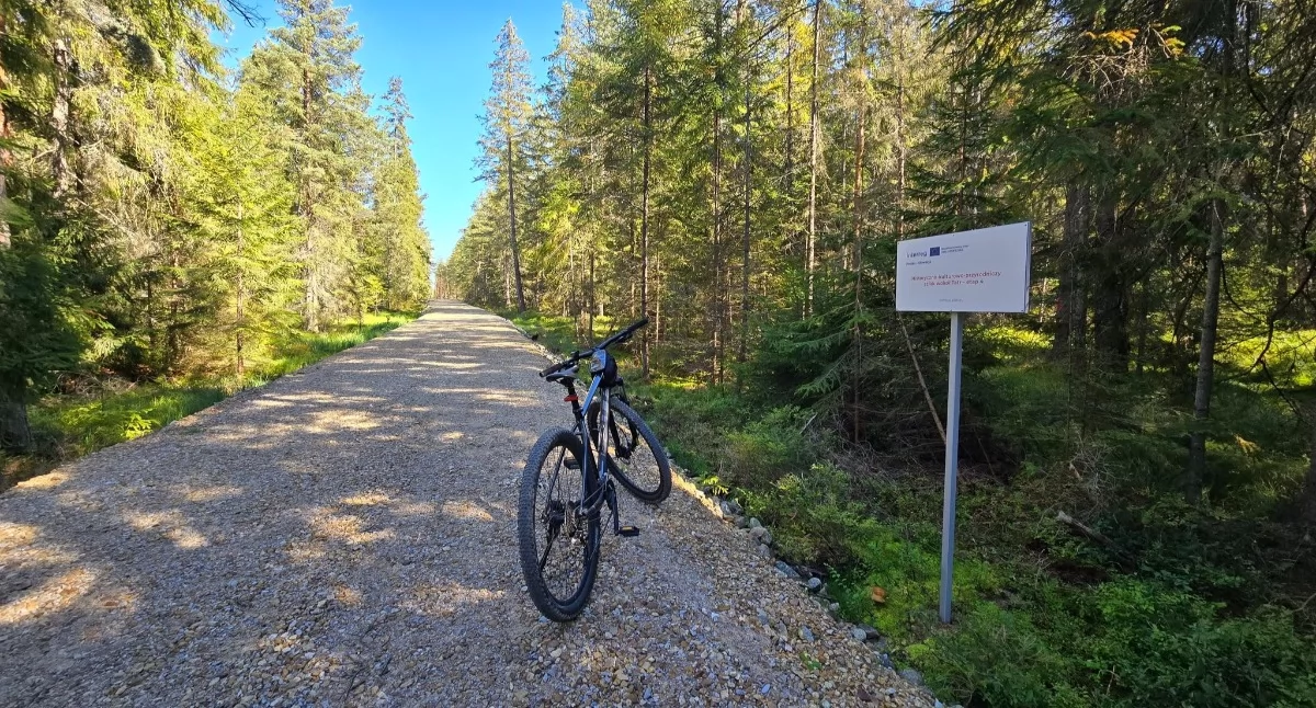 Rowery, szlak rowerowy Gminie Jabłonka trasy Jabłonki Chyżnego - zdjęcie, fotografia