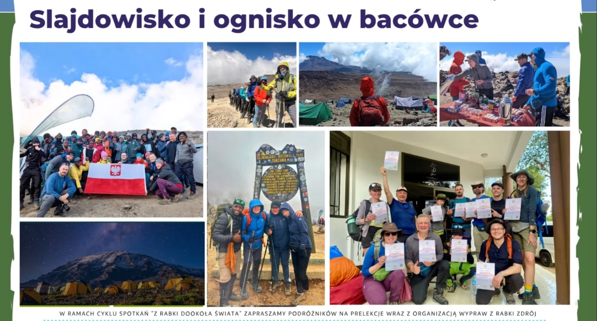 Spotkania, Rabki Kilimandżaro podróżnicy opowiedzą wyprawie najwyższy szczyt Afryki - zdjęcie, fotografia