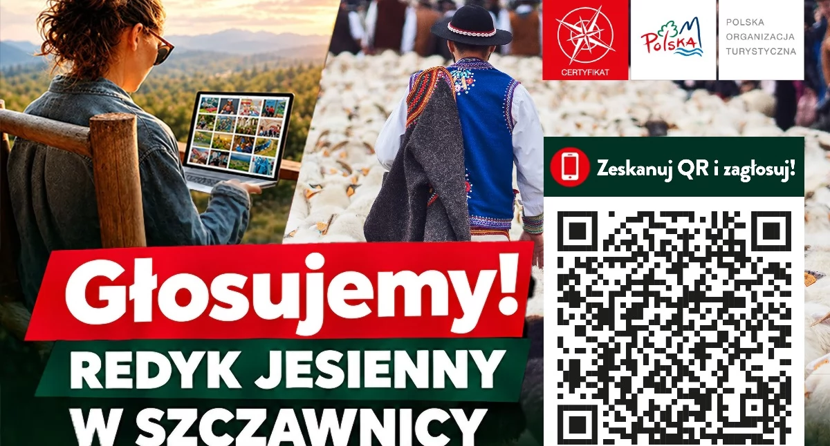 Samorząd, Szczawnica walczy głosy całej Polski Redyk Jesienny reprezentuje Małopolskę - zdjęcie, fotografia