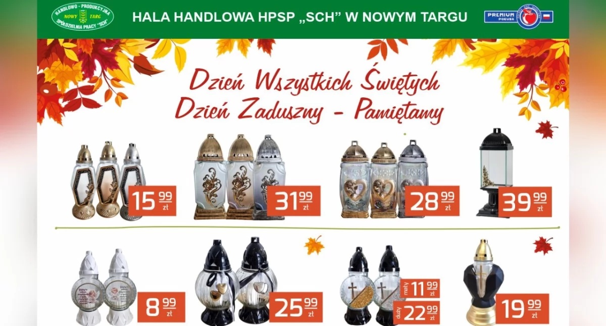 Polecamy, Przed Wszystkimi Świętymi warto zajrzeć Oferta Handlowej Nowym Targu - zdjęcie, fotografia