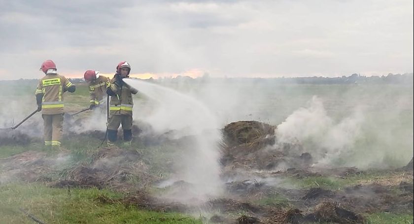 Pożar siana / fot. Piotr Duraj