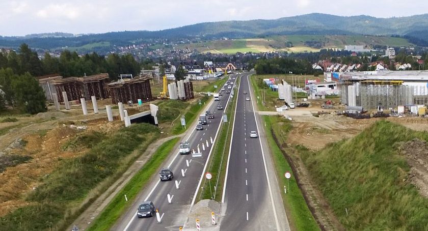 Zakopianka w Nowym Targu / fot. GDDKIA w Krakowie