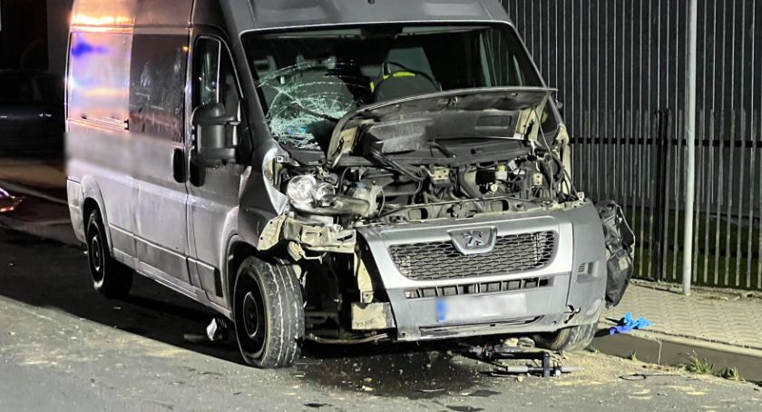 Wypadek w Trutem / fot. Maciej Gębacz