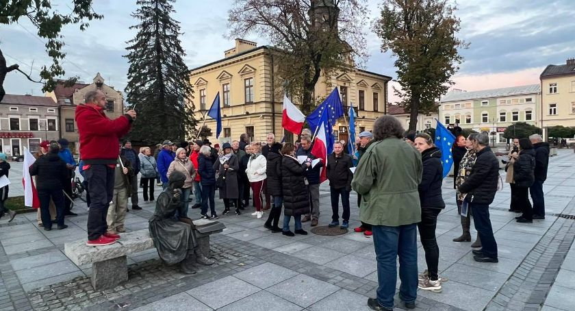 Protest w Nowym Targu / fot. Maciej Gębacz