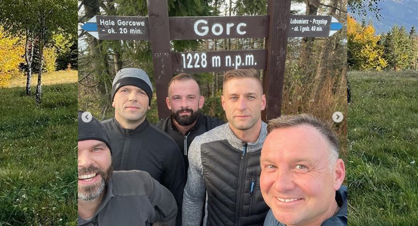 Andrzej Duda w Gorcach / fot. Instagram Andrzeja Dudy