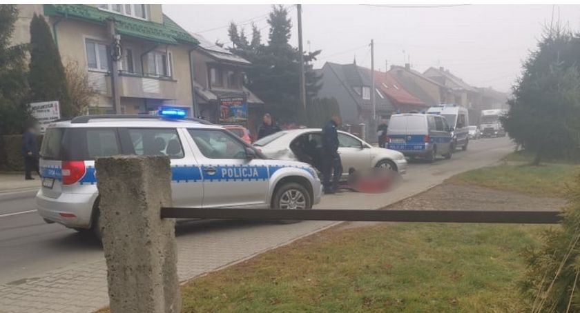 zdjęcie z policyjnego pościgu. Fot. czytelnik