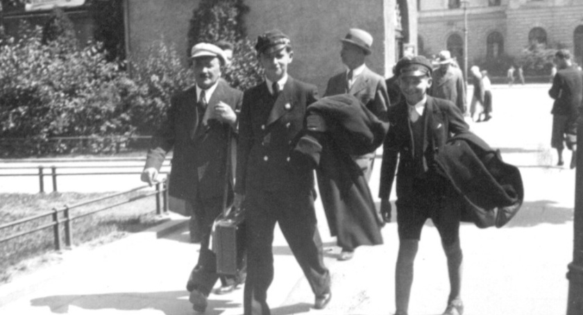 Ludwik Kaszycki z synami (rodzinne zbiory)