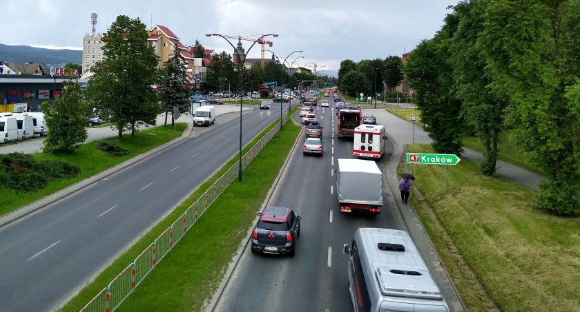 DK49 w Nowym Targu / fot. GDDKiA w Krakowie