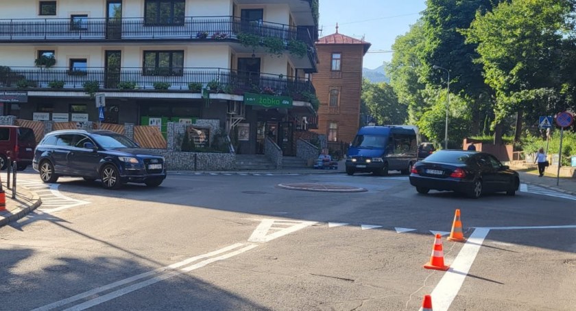 Zdjęcie nowej organizacji ruchu / fot UM Zakopane
