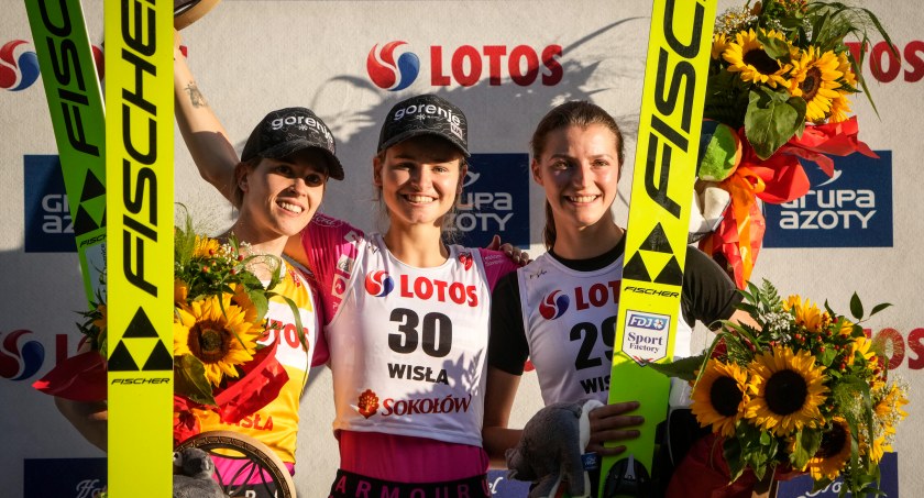 Nika Kriznar triumfuje w Wiśle / fot. Tomasz Markowski