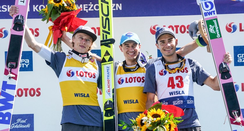 Biało-czerwone podium w Wiśle / fot. Tomasz Markowski