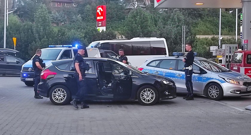 Zatrzymanie w Zakopanem / fot. czytelnik