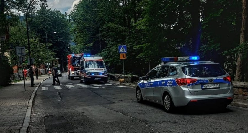 Akcja ratunkowa w Zakopanem / fot. Policja Zakopane