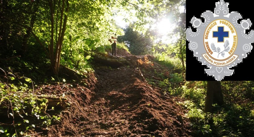 Wypadki rowerowe na Palenicy / Fot. GO GOPR Sekcja Szczawnica