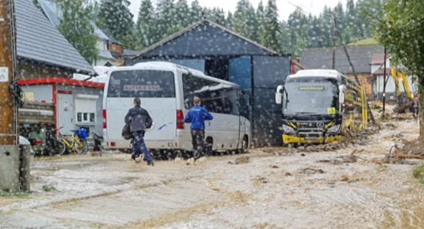 Piorun uderzył w instalację  elektryczną /Fot. KPP Zakopane