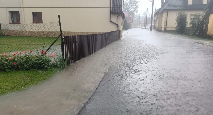 Zdjęcie ulewy w Jurgowie / fot. Mikołaj Madeja 