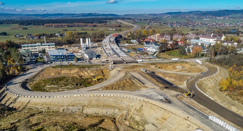 Zmiana organizacji ruchu na ulicy Ludźmierskiej / Fot. Generalny Dyrektor Dróg Krajowych i Autostrad