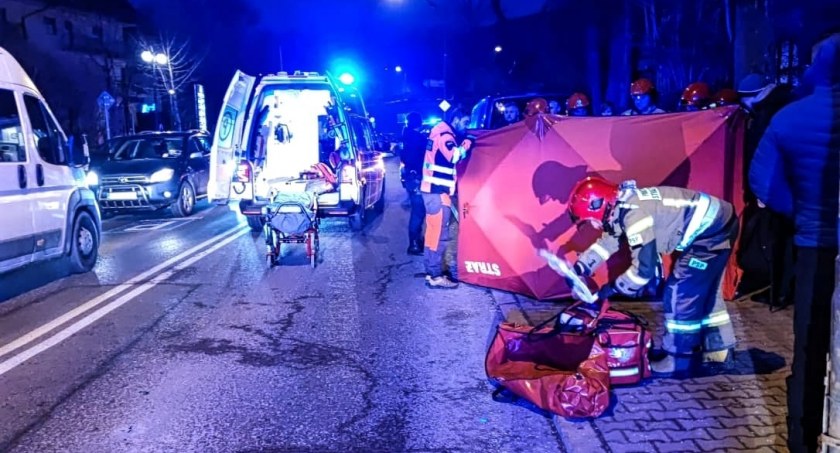 Potrącenie na pasach w Zakopanem / Fot. KPP Zakopane