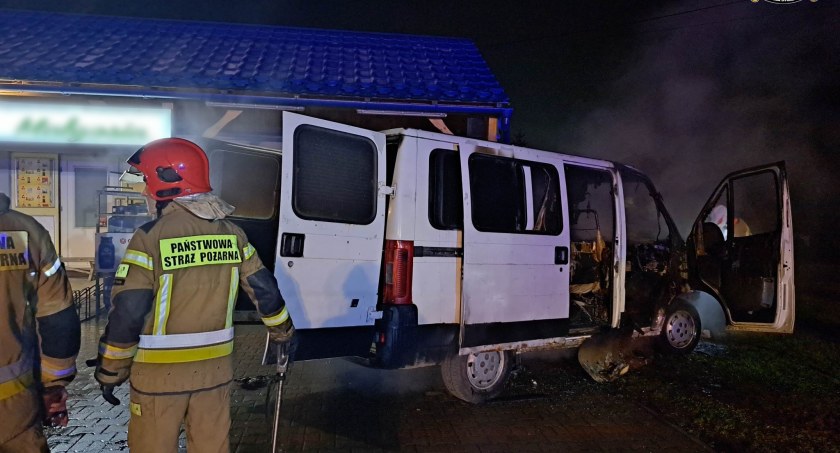 Pożar samochodu na Grelu / Fot. OSP Nowy Targ