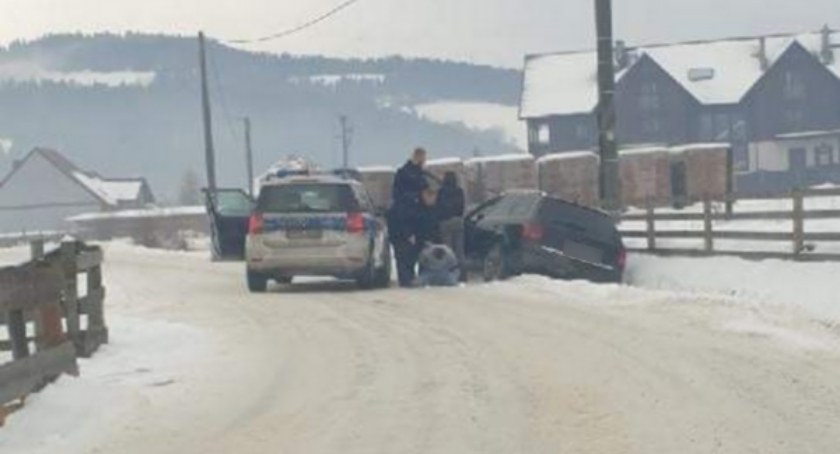 Kierowca skuty po policyjnym pościgu / fot. czytelnik