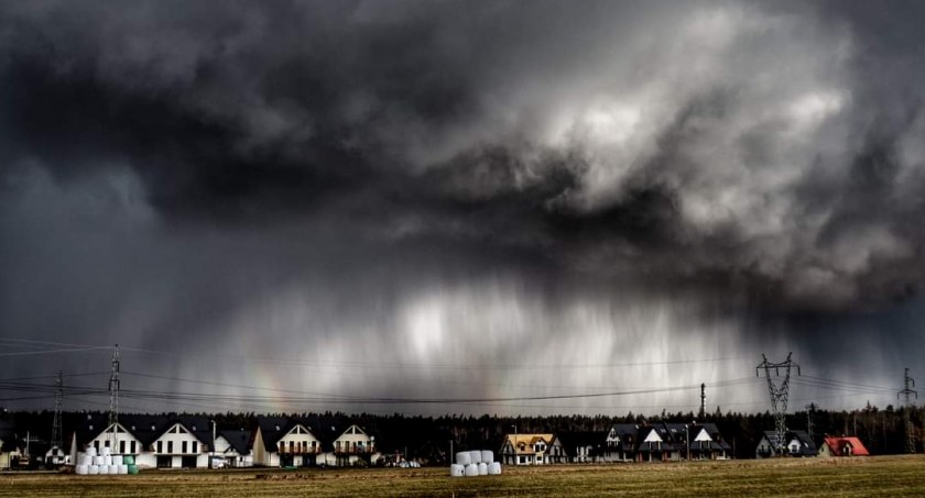 Spektakularne zjawisko pogodowe nad Podhalem / Fot. Fot. Łukasz Targosz