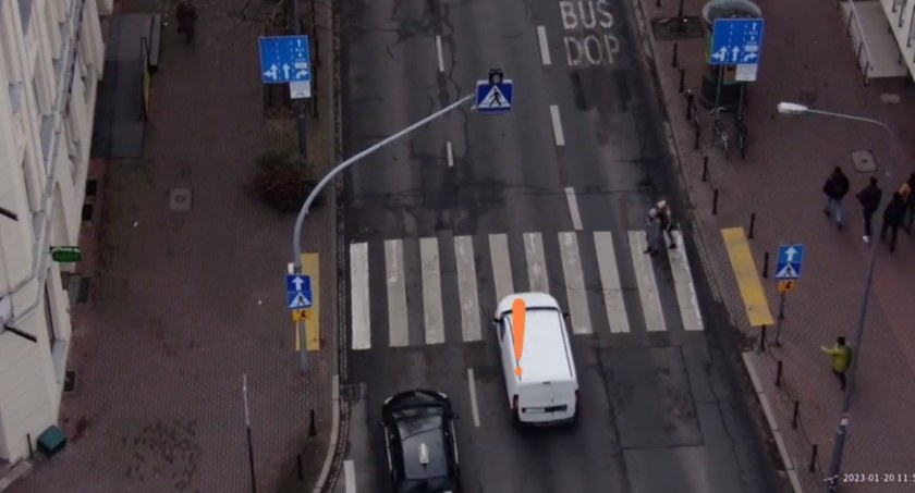 Bezpieczeństwo na drodze / Fot. kadr z filmu BRD KGP
