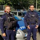 Policjanci OPP którzy udzielili pomocy