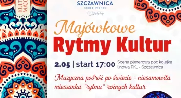 Muzyczna Majówka w Szczawnicy 2025 – Rytmy Kultur pod Kolejką PKL