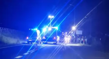 Groźne potrącenie 13-letniego rowerzysty w Dębnie - chłopiec zabrany śmigłowcem LPR do szpitala dziecięcego