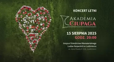 Zaproszenie na koncert Akademii Ciupaga