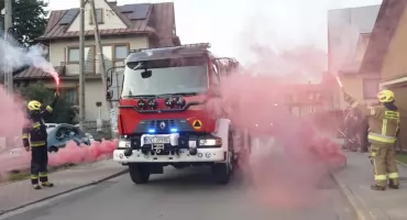 Druhowie OSP Szaflary powitali nowy wóz