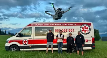 Podhalańska Grupa Poszukiwawczo-Ratownicza zyskała nowoczesnego drona DJI Matrice 4TD