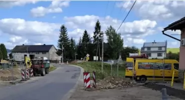 Rozpoczęcie robót drogowych w Krempachach