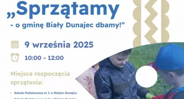 Po raz kolejny posprzątają gminę Biały Dunajec 