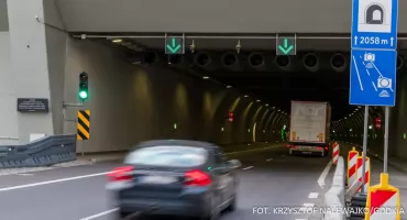 Rekordowy ruch w tunelu na zakopiance