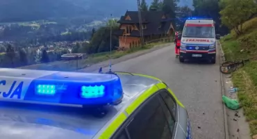 Rowerzysta z obrażeniami głowy trafił do szpitala - badanie wykazało 1,5 promila alkoholu