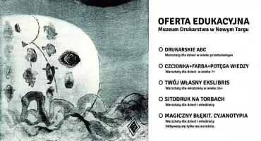 Warsztaty edukacyjne w Muzeum Drukarstwa w Nowym Targu – oferta na wrzesień