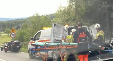 Dwie osoby poszkodowane w zdarzeniu w Jurgowie