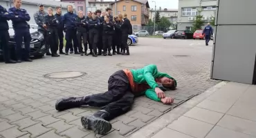 Kadeci z Nowego Targu szkolili się z policjantami i strażakami
